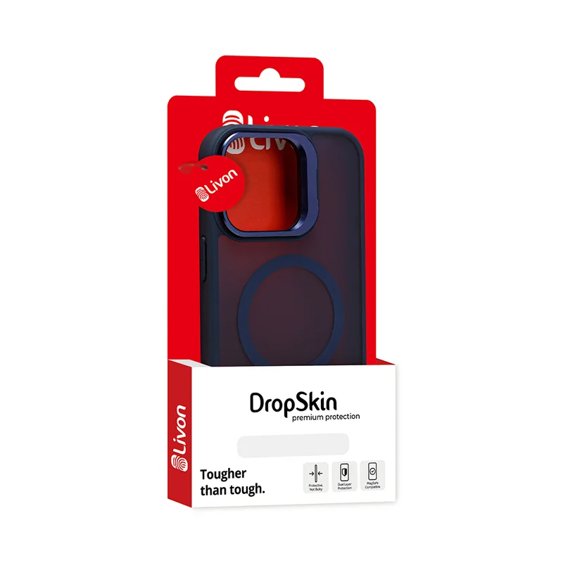 Coque Livon iPhone 16 Plus DropSkin – Blue - Image 3