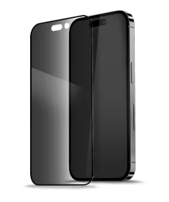 Verre Trempé Livon iPhone 16 Pro – PrivacyShield – Noir