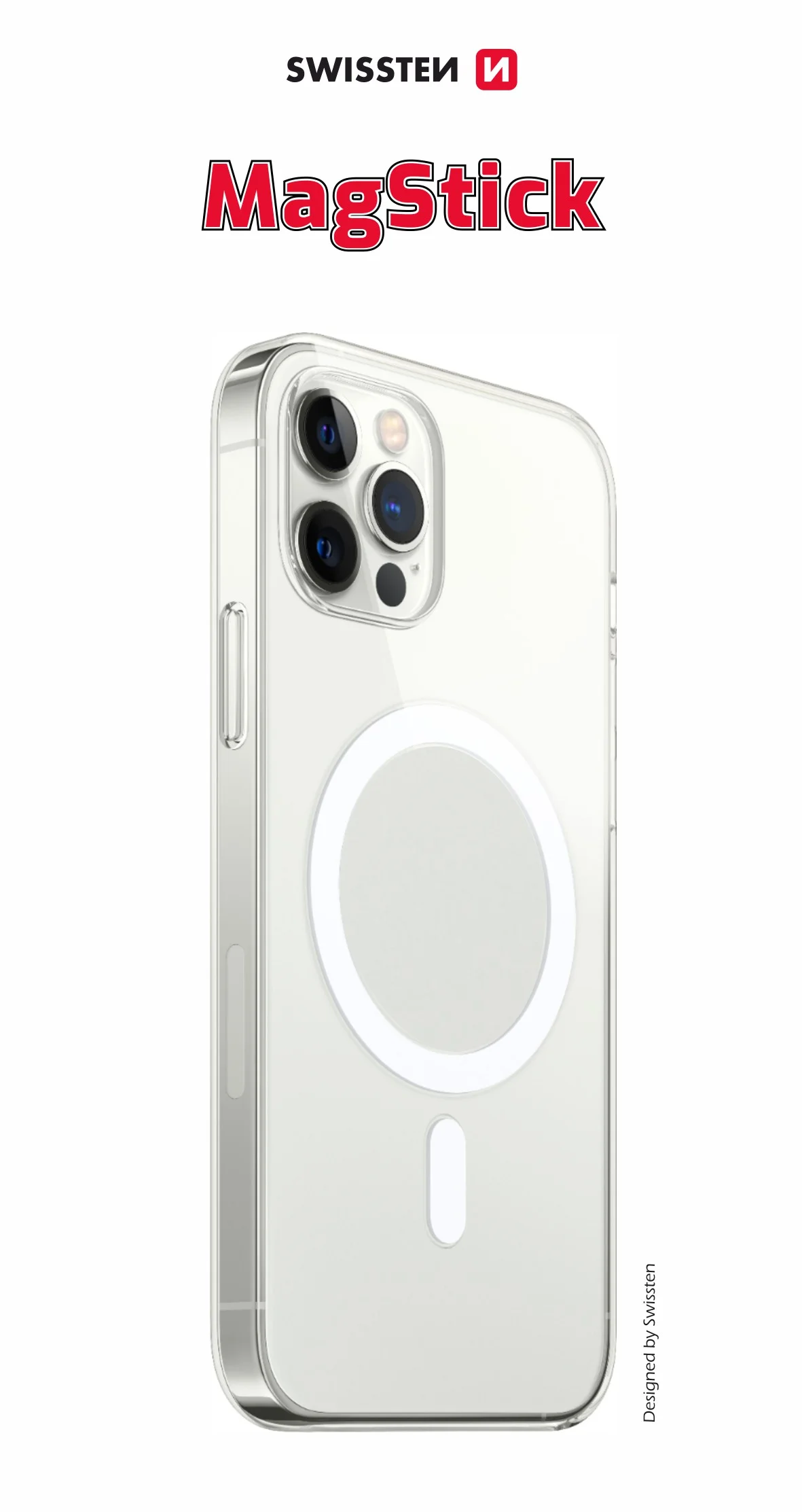 Coque Swissten iPhone 17 Air Magstick – 33001737 – chargement Magsafe – Transparent