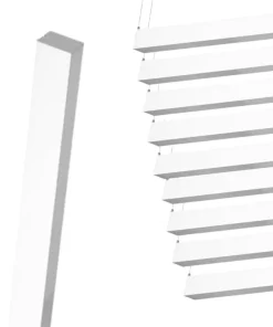 Réglette Suspendue LED Large 120cm 35W Blanc (Pack de 10)