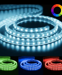 Ruban LED 220V 5050 IP65 60LED/m (au mètre)