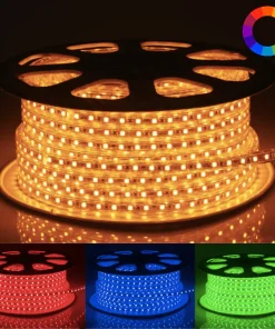 Ruban LED 220V Recoupable 50M 5050 RGB IP65 60LED/m