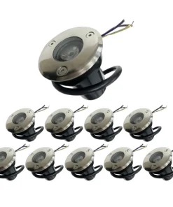 Spot Extérieur Encastrable LED IP65 220V Sol 3W 45°