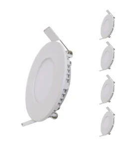 Spot LED Extra Plat Rond BLANC 12W (Pack de 5)