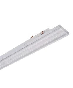 Spot Linéaire LED sur Rail Triphasé 150cm Blanc - Puissance Ajustable