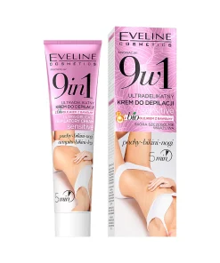 SENSITIVE 9IN1 – Crème Epilatoire Ultra – Douce à L&rsquo;huile De Coton