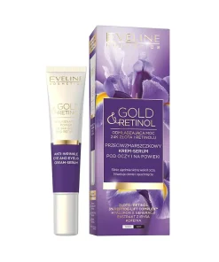 Eveline Cosmétics GOLD&RETINOL – Crème Pour Le Contour Des Yeux Sérum – 20ml